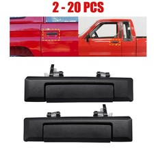 2-20 Exterior Door Handles For 1984-88 Toyota Pickup 1984-89 4Runner Front Black picture