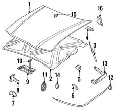 Genuine GM 1985-1999 Buick Oldsmobile Pontiac Cadillac Support Cylinder 25620650 picture
