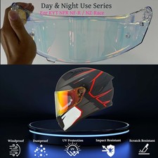 For KYT NFR NF-R / NZ-Race Helmet Visor  Anti-Scratch Day Night Aurora UV Shield picture