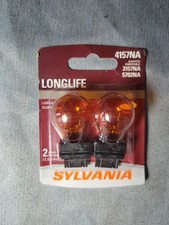 Sylvania LongLife 4157NA 3157 28.5W Two Bulbs Front Turn Signal Replace Stock OE picture