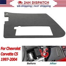 For Corvette C5 Chevrolet Corvette 1997-2004 Battery Den Cover Plate Black USA picture