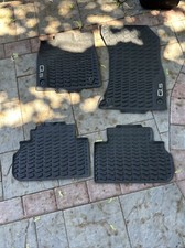 Original Audi Q5 FY Rubber Floor Mats 4 Piece Set All Weather Black 80A061511041 picture