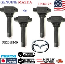 ✅ OEM MAZDA Set Of 4 Ignition Coils For 2013-16 MAZDA CX-3 CX-5 3 6 I4 #H6T61271 picture