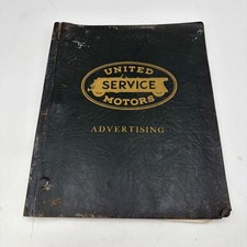 1930s-40s United Motors Service Advertising Bulletin Binder Delco GM Signs picture