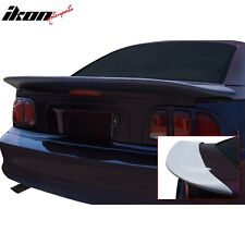 Fits 94-98 Ford Mustang Saleen Whaletail Style Trunk Spoiler Lip Lid Fiberglass picture