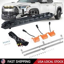 For Tundra For TRD PRO 2022-2024 Front GRILLE LIGHTS LED BAR & 3 Amber Lamp US picture