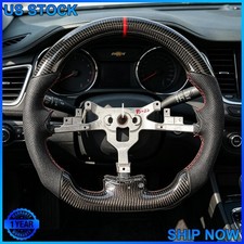 ✅Real Carbon Fiber Sport Steering Wheel for Chevrolet Corvette C6Z06 ZR1 2006-13 picture