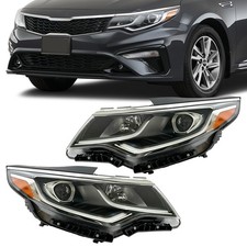 Headlamp Fit 2019 2020 Kia Optima 92101-D5500 92102-D5500 Projector LED DRL 2pc picture