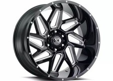20x9 Vision 361 Spyder Gloss Black Milled Spoke Wheel 6x5.5 (12mm) picture