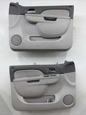 10-14 Chevy GMC Suburban Yukon Escalade Set Front Interior Power Door Panels OEM picture