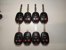 LOT OF 8 OEM TOYOTA REMOTE HEAD KEYS FOB REMOTES H-CHIP 4 BUTTONS picture