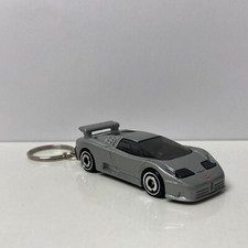 RARE KEY CHAIN SILVER BUGATTI EB110 SS CUSTOM LIMITED EDITION 1991 1992-1995 picture