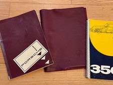 1963/64/65 Porsche 356 C SC 356C Owners Drivers Manual SET Original w Dealers picture