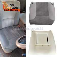 For 94-97 Dodge Ram 1500 2500 Driver Bottom Cloth Seat Cover Gray & Foam Cushion picture
