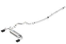 Borla 16-18 Ford Focus RS 2.3L MT AWD ATAK Catback Exhaust w/ Black Chrome Tip picture