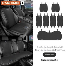 For Subaru Ascent,BRZ,Crosstrek,Forester luxury ice silk Leather-Car Seat Covers picture