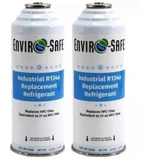 Envirosafe R134a Car AC Refrigerant Replacement 2-Pack Coldest Recharge picture