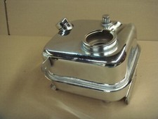 Harley Oil Tank Chrome EVO Pan FX 1971-80 FL 1965-80 62504-65B V-Twin 40-0417 X4 picture