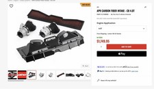 APR CARBON FIBER INTAKE - C8 4.0T Fits 2021-2025 Audi RS6 Avant/RS7 Sportback picture