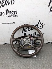 1998-2002 TOYOTA 4RUNNER LEATHER STEERING WHEEL CRUISE EQUIPPED USED OEM 1199026 picture