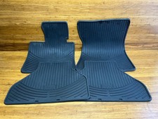 2007-2014 BMW X5 E70 All Weather Rubber Floor Mat Black Front & Rear Set 4 OEM picture