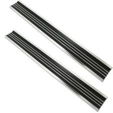 1968-1977 Corvette Door Sill Scuff Entry Plates Pair Set Good QUALITY Plate NEW picture