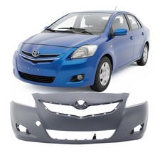 Bumper Fascia for 2007-2012 Toyota Yaris 5211952934 TO1000321 Sedan Front Primed picture