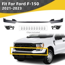For 2021 2022 2023 Ford F-150 NEW Primed Front Upper Bumper Cover Trim Black picture