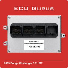 2009 Dodge Challenger 5.7L MT Engine Computer P05187899 