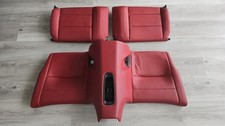 Porsche OEM 911 991 Red Rear Leather Seats picture