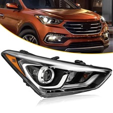 Right Passenger Headlight Halogen Assembly for 2017-2018 Hyundai Santa Fe Sport picture