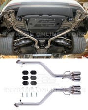 For 15-Up Lexus RC200t RC300 RC350 Muffler Delete Axle Back Quad Tips Exhaust picture
