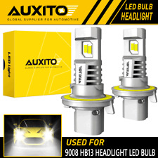 AUXITO H13 9008 LED Headlight Bulbs Kit High Low 6500K Super Bright White M6 EOA picture