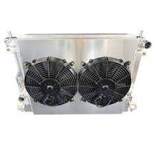Fit Ford Mustang V6 V8 2005-2014 3Row MT Aluminum Radiator + Fan Shroud CU2789 picture
