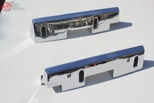 65-67 Chevy Impala Cutlass Chrome Arm Rest Pad Bases Pair Right Left Hand New picture