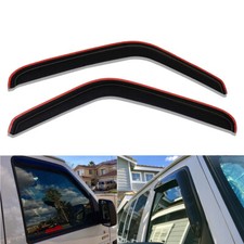 2pcs Smoke Window Vent Visor for 92-06 Ford E150 E250 E350 E450 E550 Econoline picture
