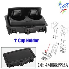 4M0885995A Rear Seat Armrest Cup Holder For Audi Q2 Q3 Q5 Q7 SQ7 Q8 2016-2026 picture