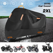 Waterproof Heavy Duty 2XL Motorcycle Cover For Winter Outside Storage Snow Rain picture