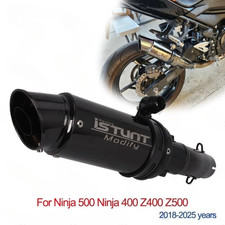 Exhaust System Muffler Slip on For Kawasaki Z400 Ninja 400 18-24 Ninja 500 2025 picture