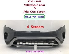 OEM 2020-2023 VW Volkswagen Atlas & Cross Sport front Bumper (Pure Gray) #32 picture