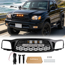 Upgrade Grille Bumper Grill with Letters For 2001-2004 Toyota Tacoma TRD Style picture
