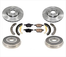 For 12-18 Focus S SE Front Disc Brake Rotors & Rear Drums Kit 6pc ( No Turbo ) picture