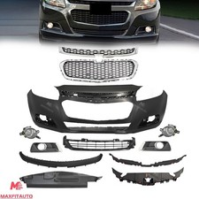 Fits 2014-2015 Chevy Malibu/2016 Limited Front Bumper Cover Grille Assembly Kit picture