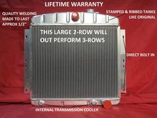 1949-1954 Chevrolet  Car Aluminum Radiator Bel Air Styleline Fleetline 6CYL picture