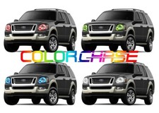 Color Chasing LED Headlight Flow Halo kit for Ford Explorer 06-10 picture