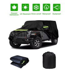 Waterproof Car Cover for Jeep Wrangler 2 Door CJ YJ TJ Dust UV Rain Protection picture