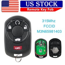 Replacement For 2005 2006 2007 Cadillac STS Remote Key Fob 315MHz M3N65981403 picture