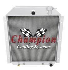 3 Row Kool Champion Radiator for 1947 48 49 50 51 52 53 1954 GMC Truck L6 Engine picture