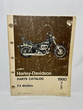 Harley-Davidson FX Models Parts Catalog 1971-1980 99455-80 OEM picture