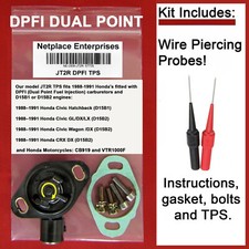 1988, 1989, 1990, 1991 Honda Civic DPFI TPS Throttle Position Sensor picture
